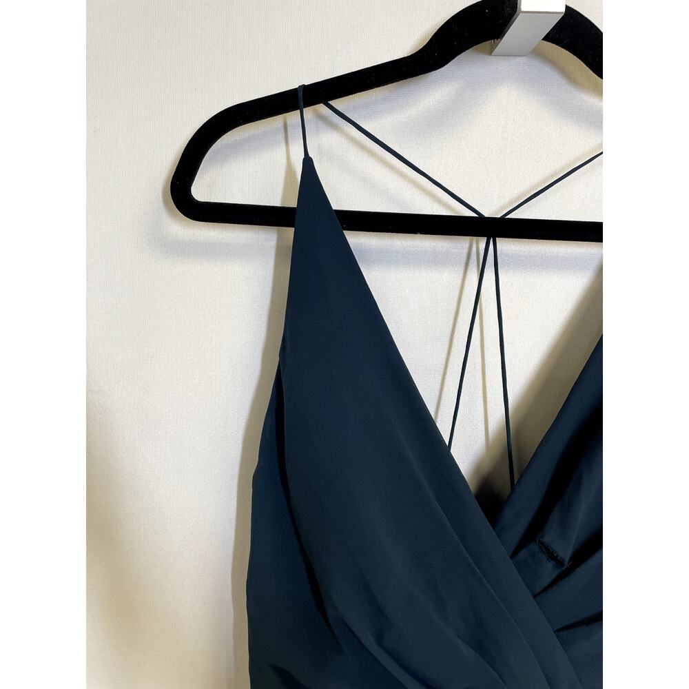 JENNY YOO COLLECTION Navy Blue Farrah Bridesmaids Gown Dress Fully Lined Size 10 - Picture 4 of 12